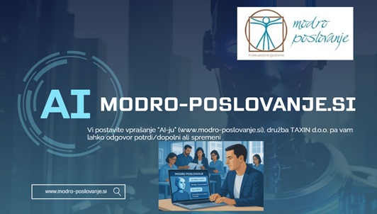 Ali želite "Drugo mnenje v davčnih zadevah" -  v letu 2025 nadgrajujemo nasvete z Umetno inteligenco, ki jo preverijo strokovnjaki