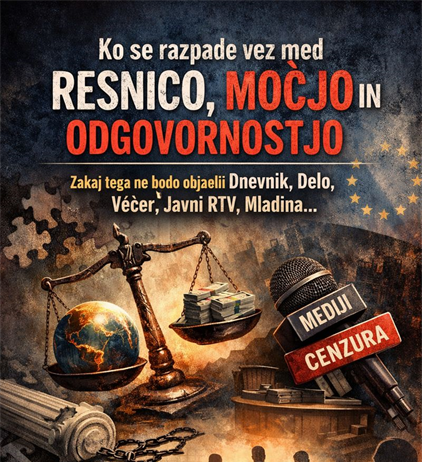 Ko se razpade vez med resnico, močjo in odgovornostjo