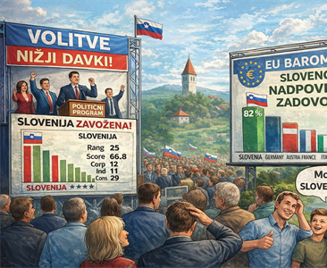 Davčna lestvica Evrope 2025: med metodologijo, normativnimi predpostavkami in realnostjo (Slovenija je 25 od 38 držav)