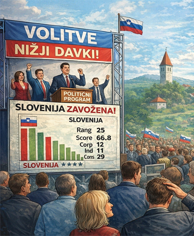 Davčna lestvica Evrope 2025: med metodologijo, normativnimi...