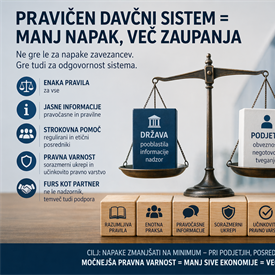 FURS na Dnevih ZDSS 2026 (21. in 22.5.2026, Terme Dobrna): niso pomembne samo napake zavezancev, temveč tudi sistemske napake davčnega nadzora