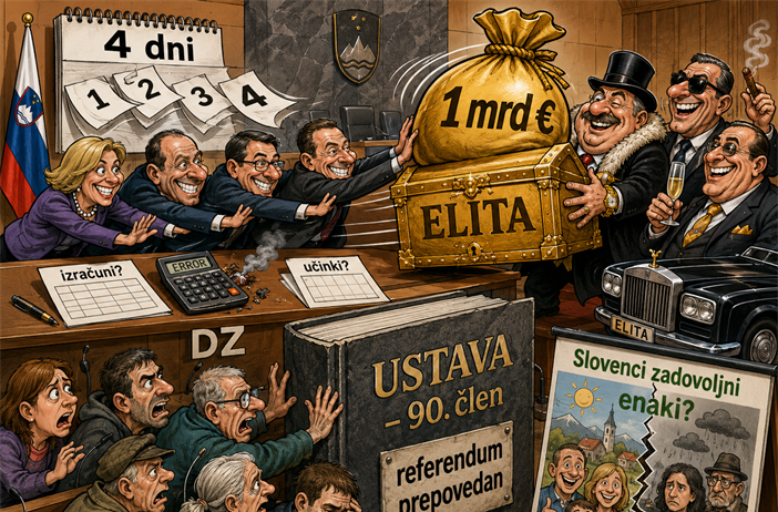 Kdaj in zakaj 90. člen Ustave RS prepoveduje naknadni zakonodajni referendum - tudi v primeru socialne kapice