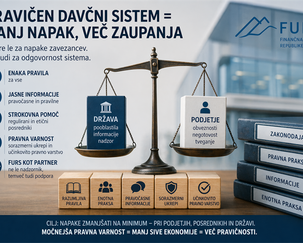 FURS na Dnevih ZDSS 2026 (21. in 22.5.2026, Terme Dobrna): niso pomembne samo napake zavezancev, temveč tudi sistemske napake davčnega nadzora