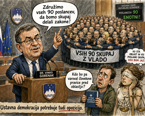 Partnerstvo za uspešno Slovenijo: opozicija ne sme podpisovati slogana brez definicije uspešnosti, KPI-jev in ustavne diagnoze države